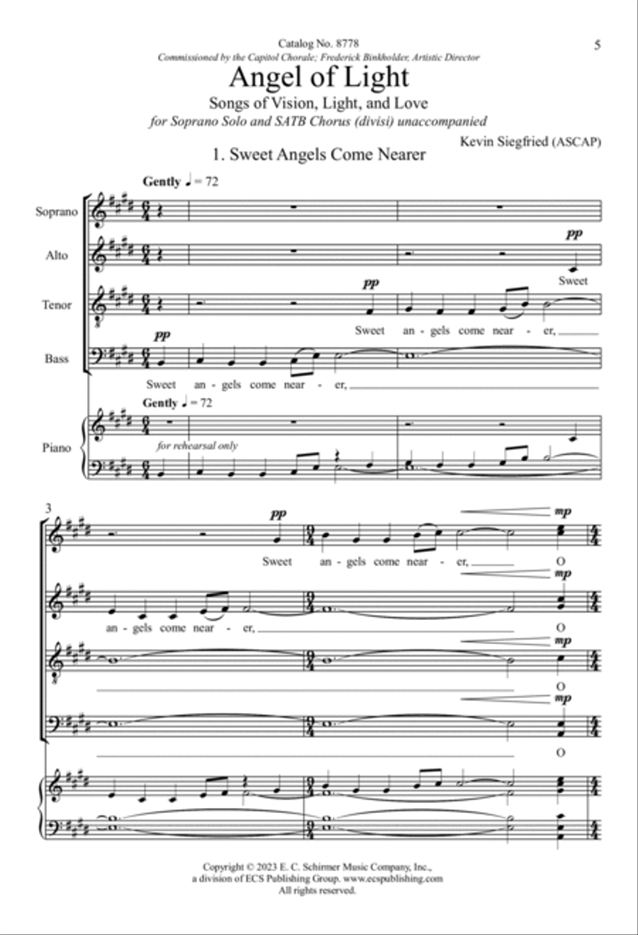 Angel of Light Divisi scores gallery preview page 5