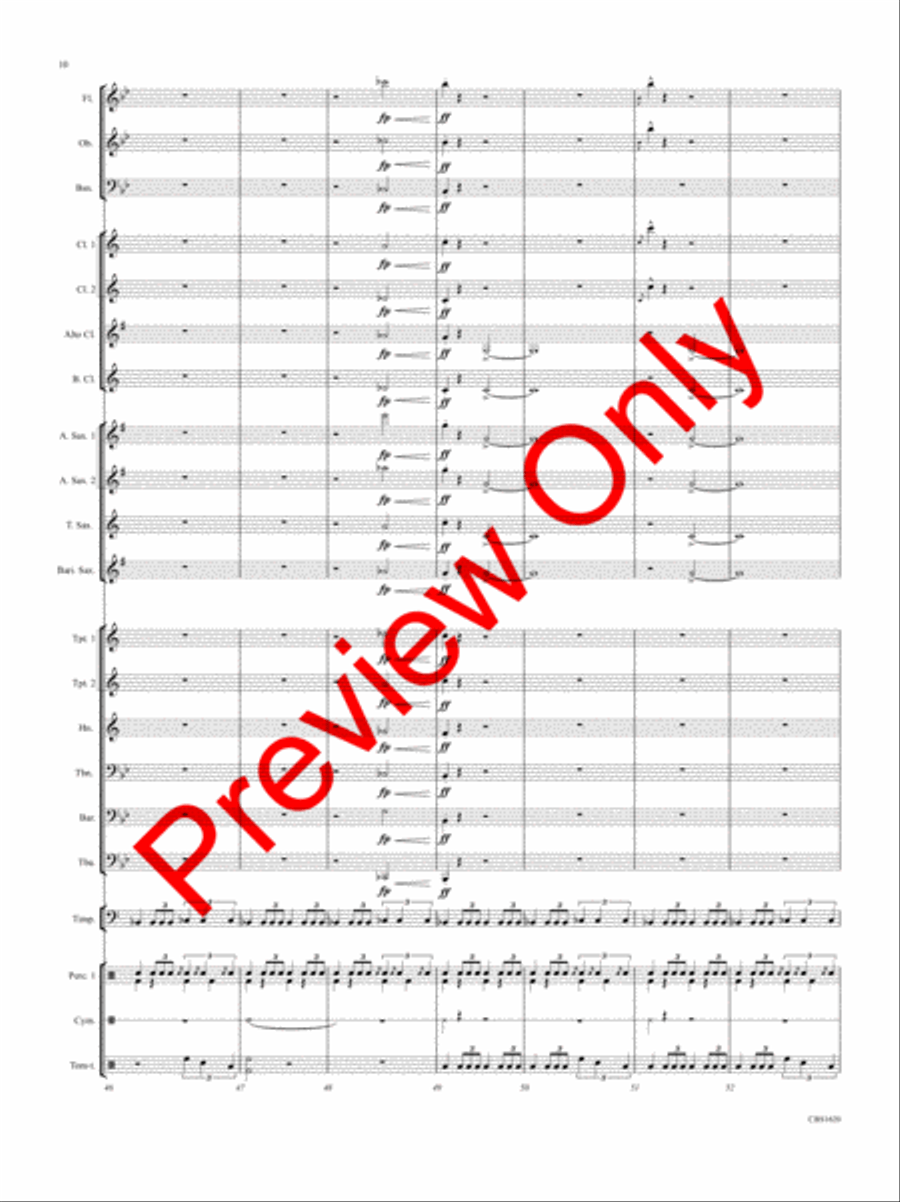SPQR (Senatus Populusque Romanus ) Concert Band scores gallery preview page 11