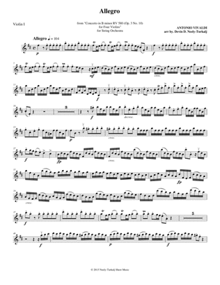 Allegro from Concerto in B minor