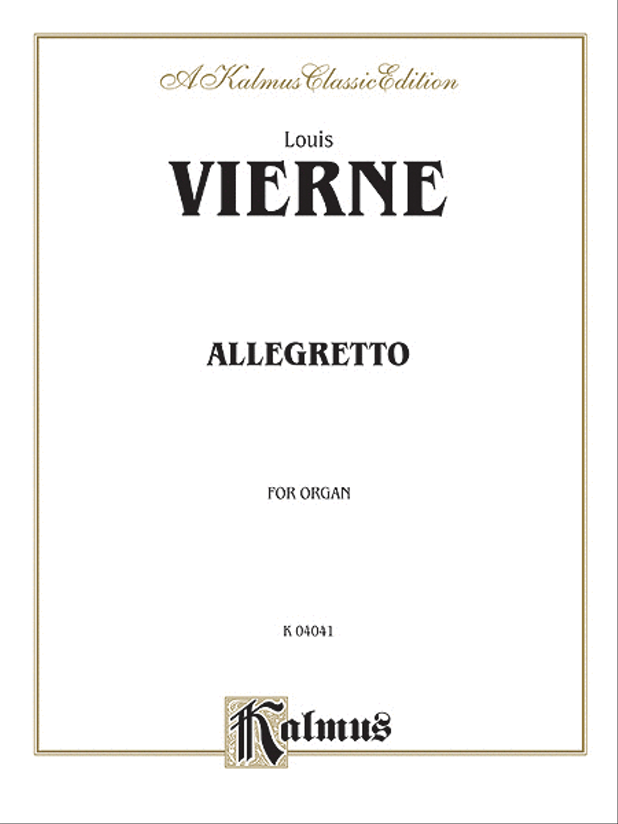 Allegretto for Organ