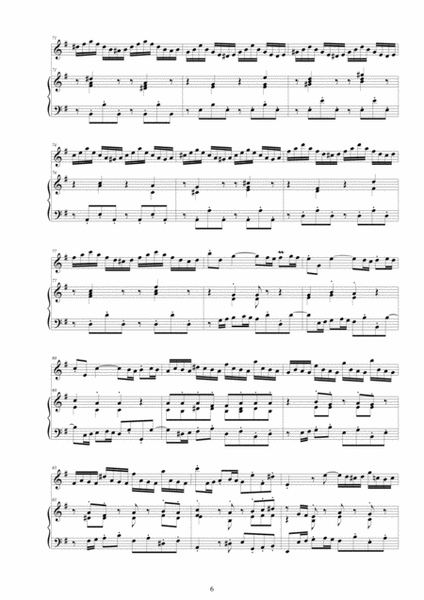 Bach - Violin Sonata in E minor BWV 1034r for Violin and Harpsichord or Piano image number null