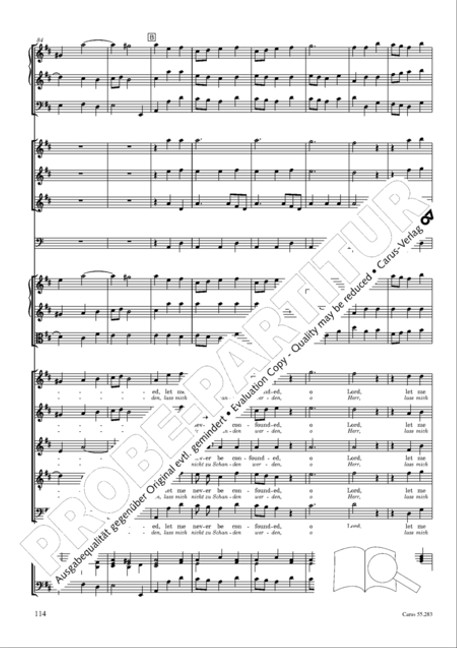 Te Deum for the Victory of Dettingen SSATB scores gallery preview page 131