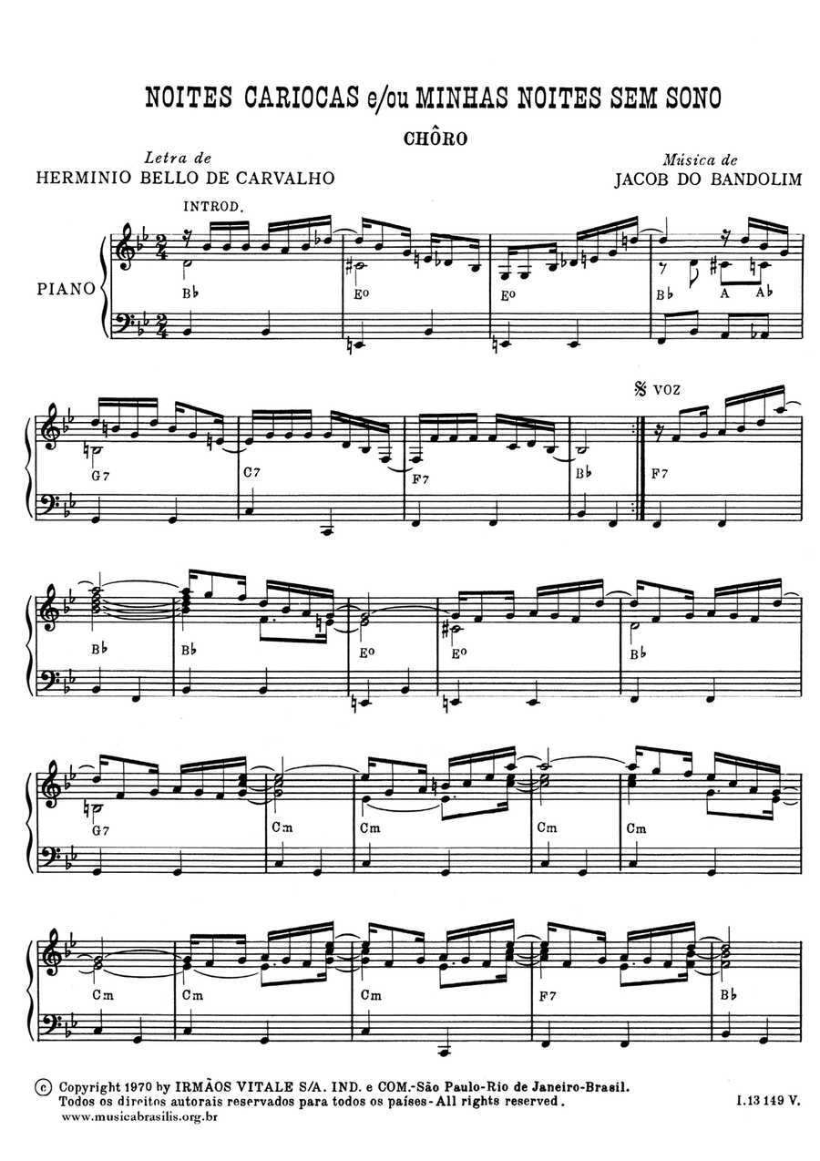 Noites cariocas Piano Solo scores gallery preview page 3