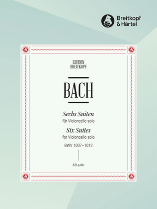 Book cover for 6 Suites BWV 1007-1012