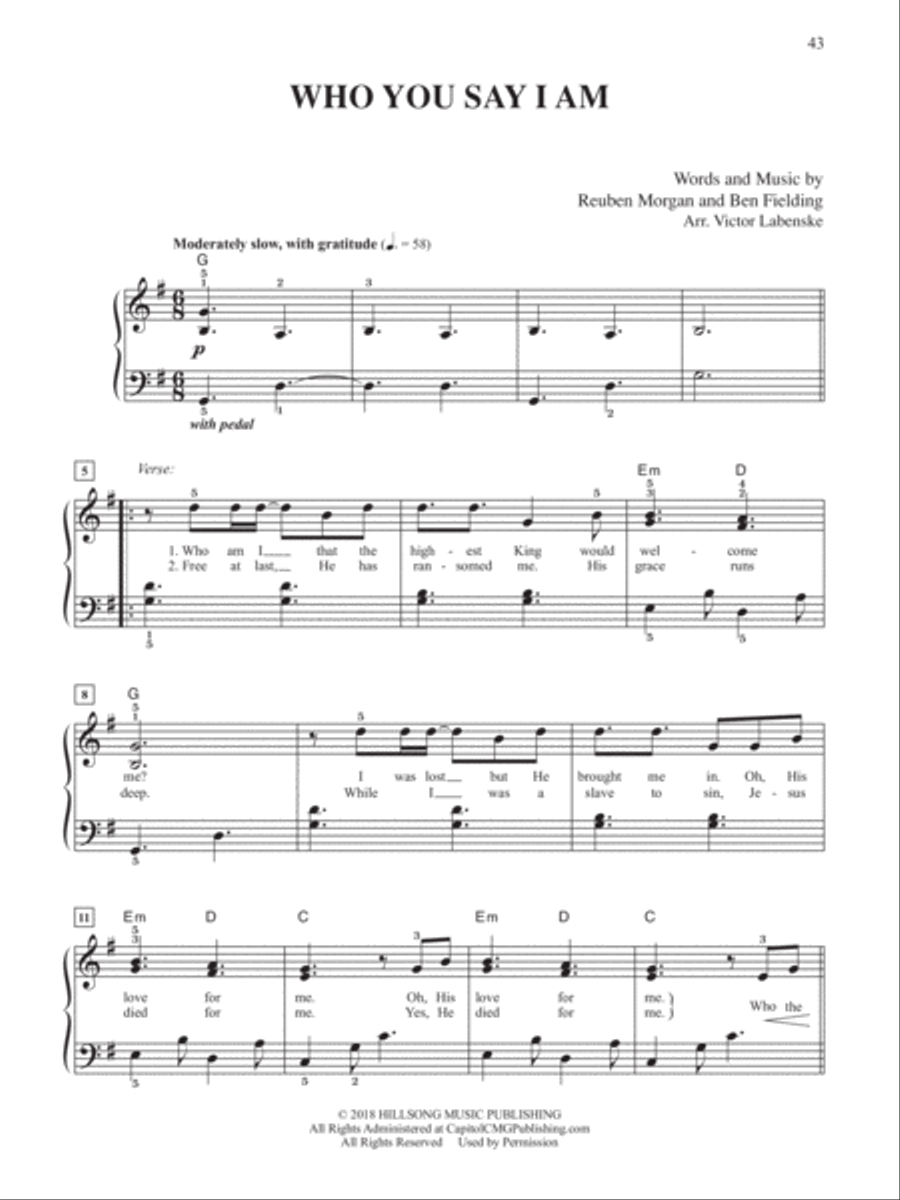 2019 Greatest Christian Hits Easy Piano scores gallery preview page 4