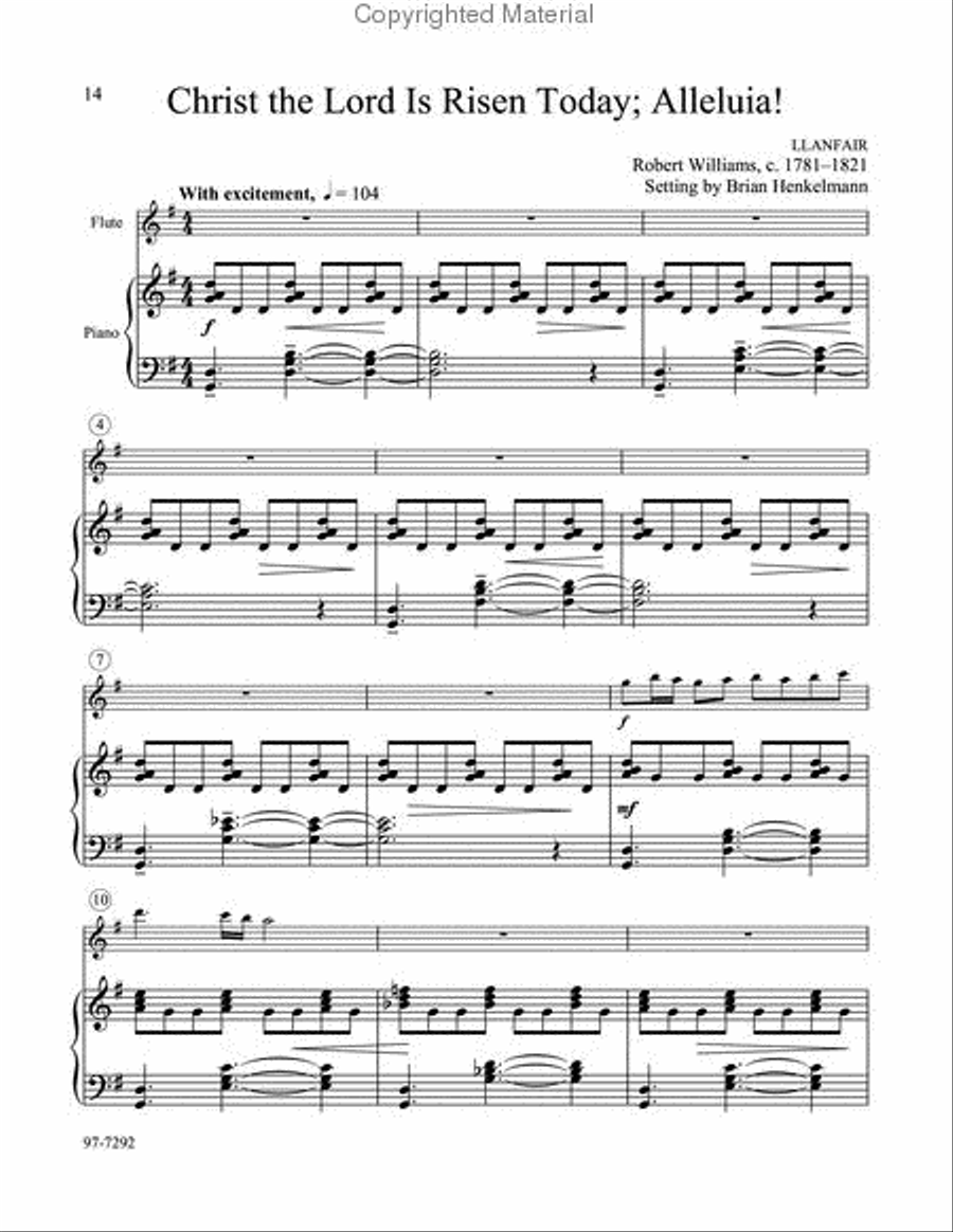 All through the Church Year Flute Solo scores gallery preview page 6