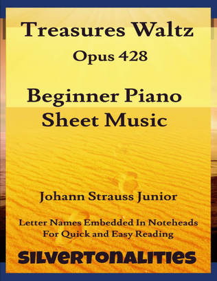 Treasures Waltz Opus 418 Beginner Piano Sheet Music