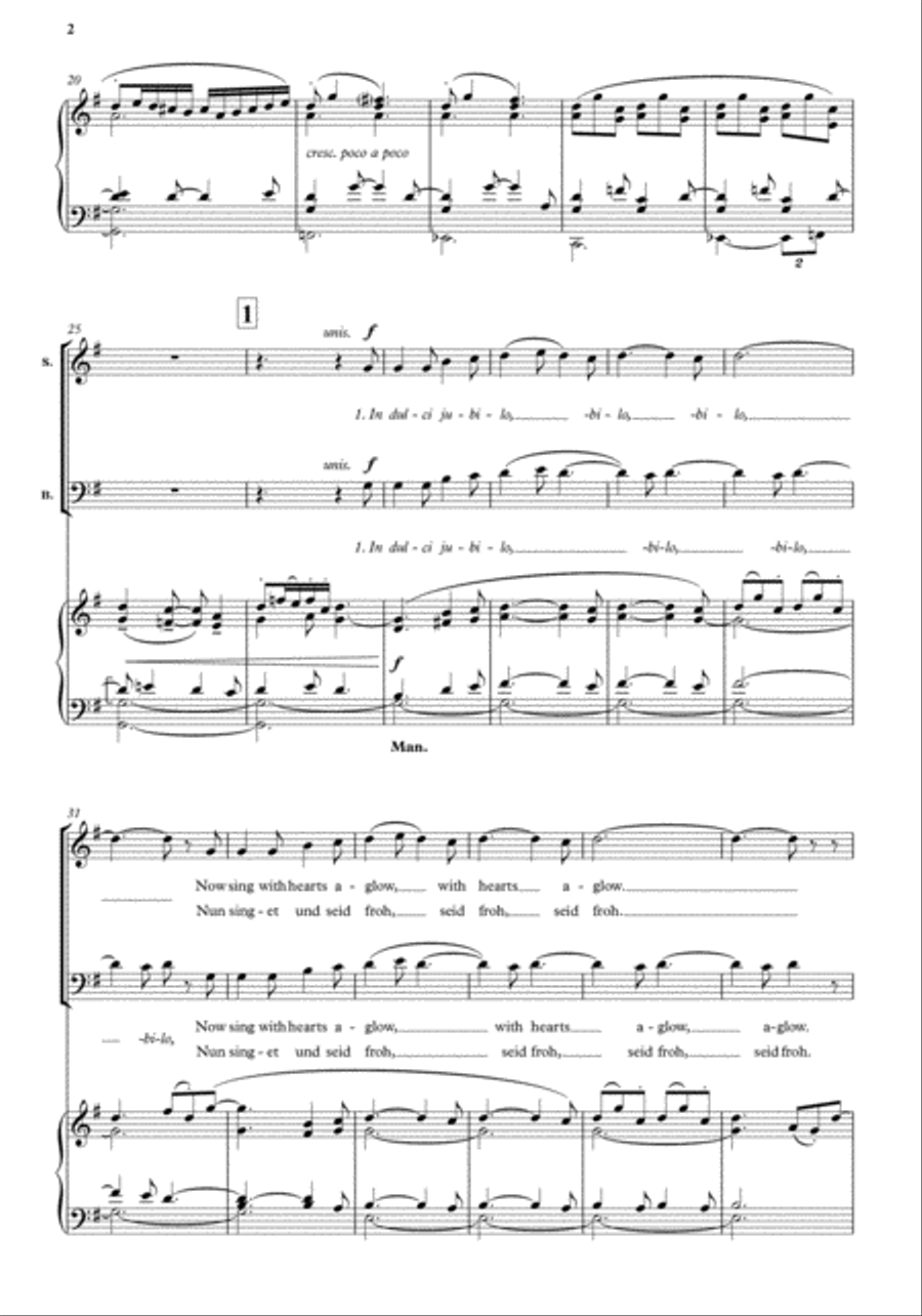 A Winter's Night 4-Part scores gallery preview page 3