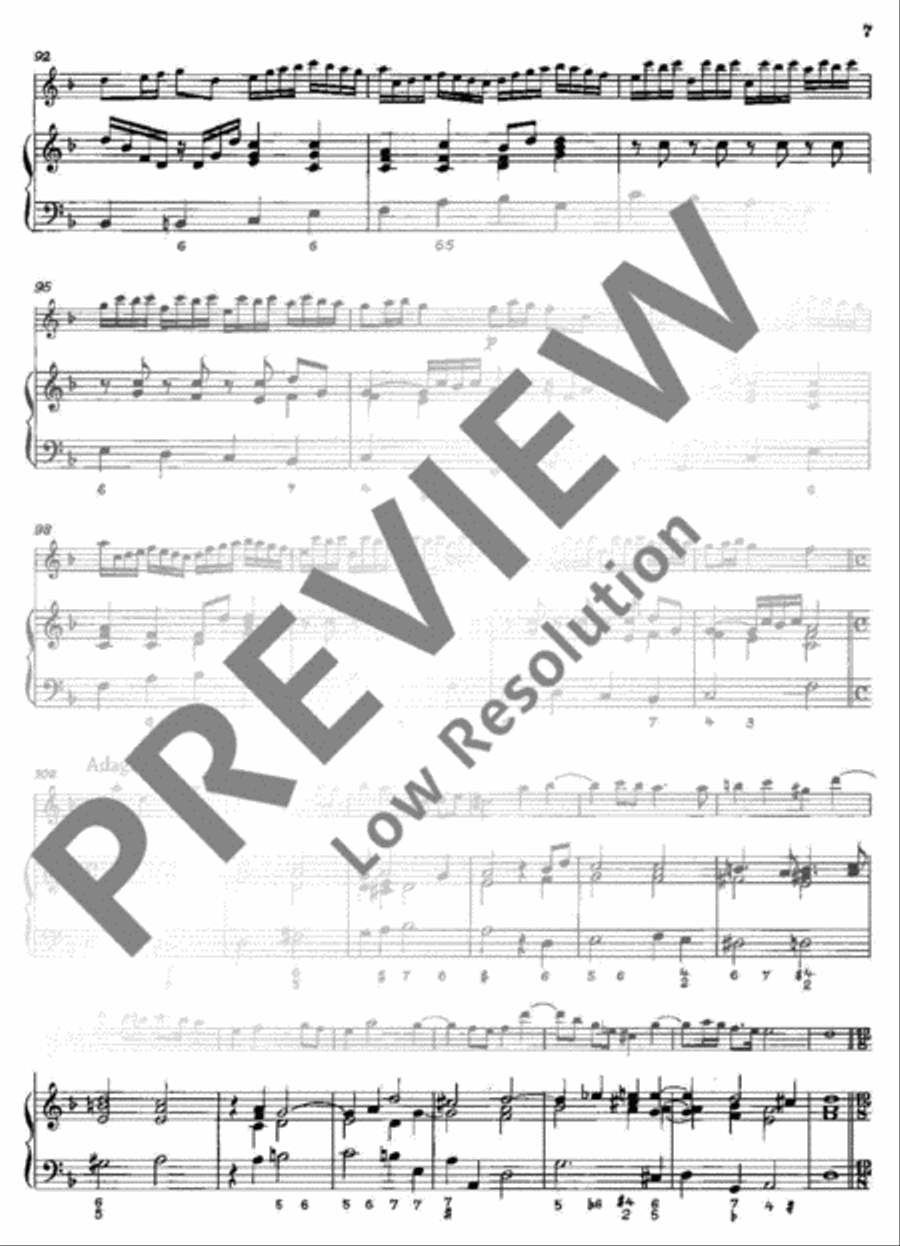 3 Sonatas Flute scores gallery preview page 8