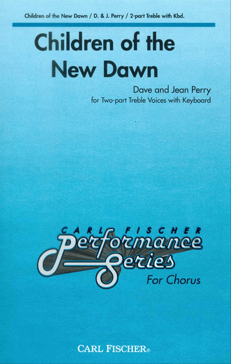 Children of the New Dawn Children of the New Dawn 4-Part scores gallery preview page 1