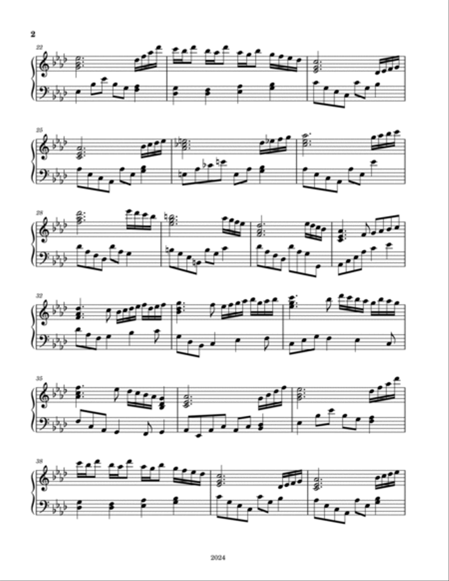 21st Anniversary Piano Solo scores gallery preview page 2