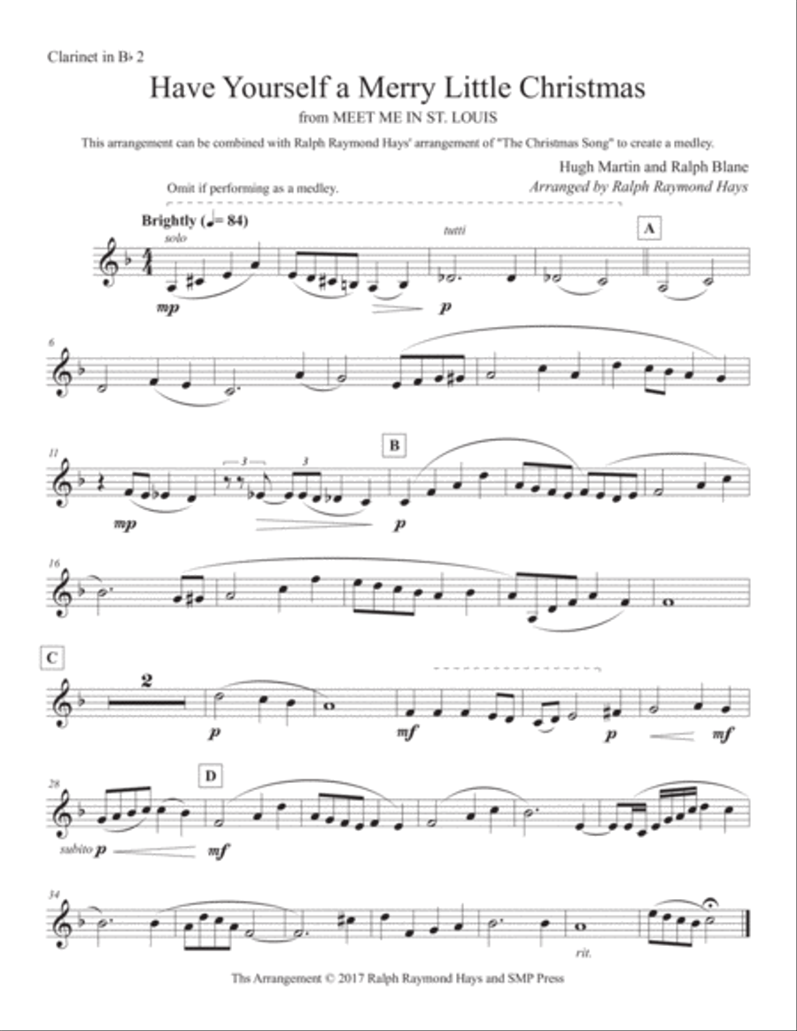 Have Yourself A Merry Little Christmas from MEET ME IN ST. LOUIS Woodwind Ensemble scores gallery preview page 6