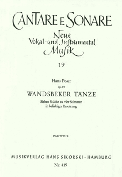 Wandsbek Dances Op. 49