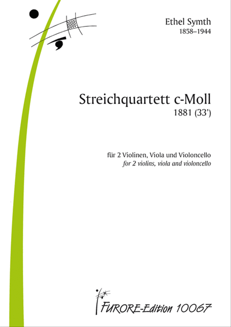 Streichquartett c-Moll String Quartet scores gallery preview page 1