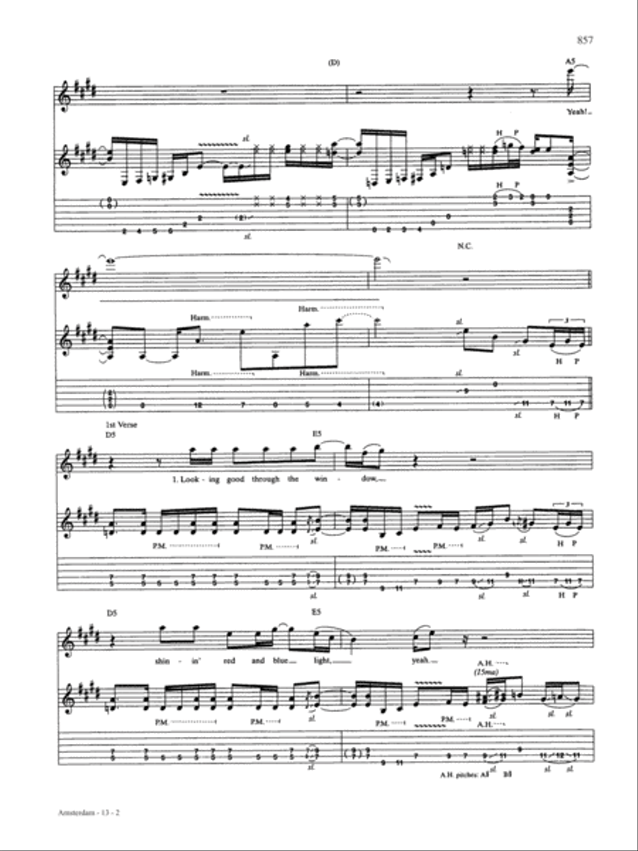 Amsterdam Guitar Tablature scores gallery preview page 2
