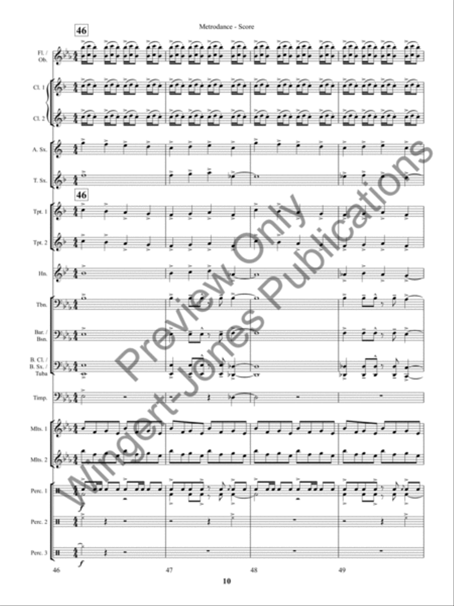 Pacifica Concert Band scores gallery preview page 13