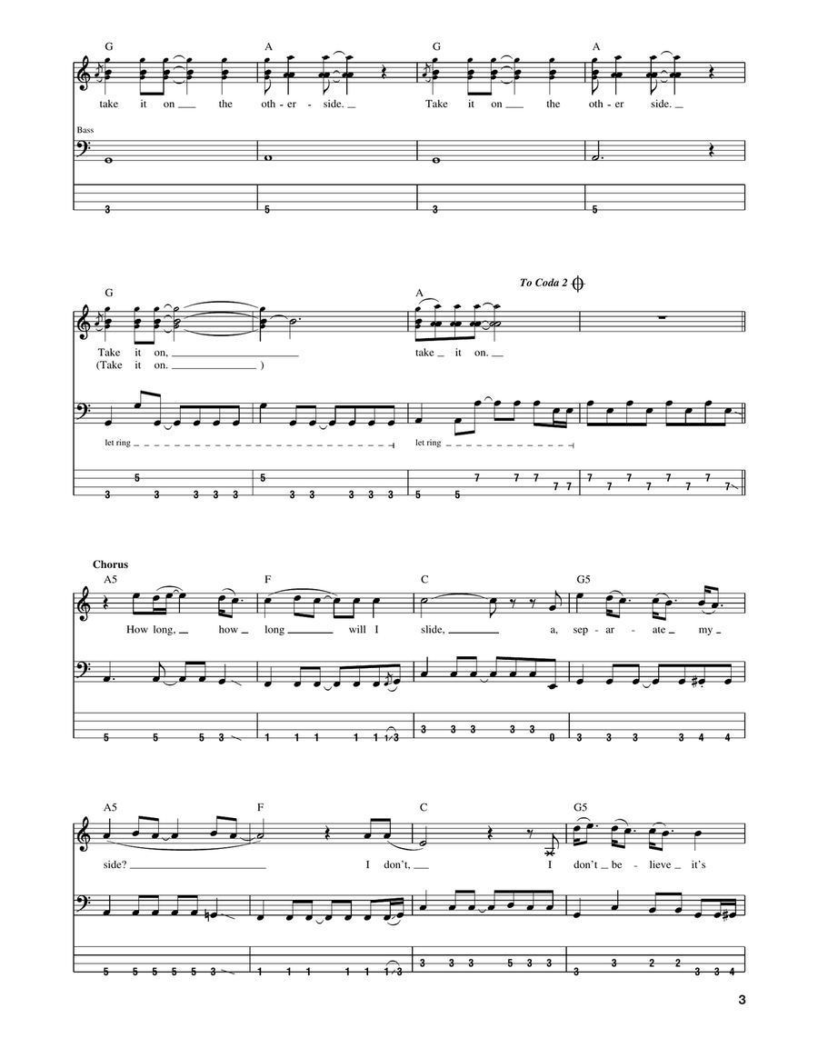 Otherside Otherside Acoustic Guitar scores gallery preview page 3