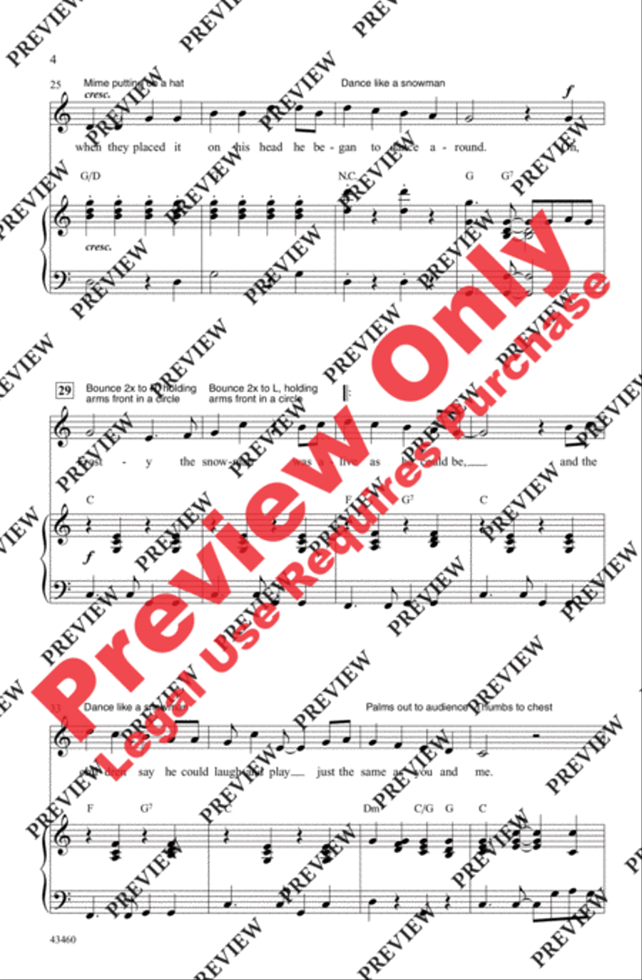 Frosty the Snowman 2-Part scores gallery preview page 4