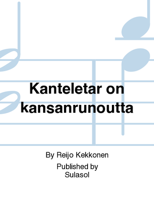 Book cover for Kanteletar on kansanrunoutta