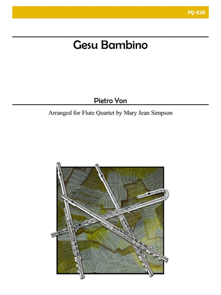 Gesu Bambino for Flute Quartet