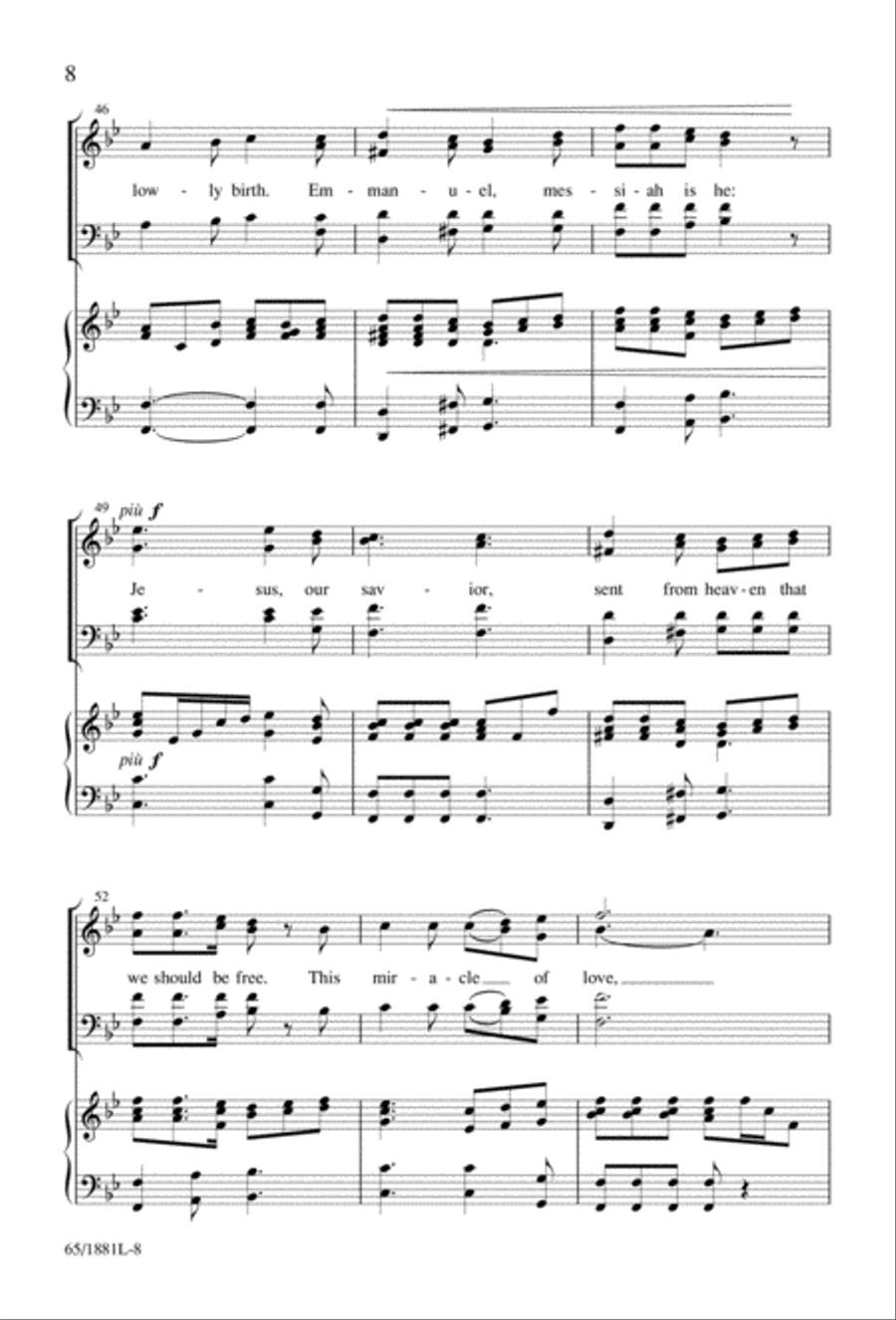 A Very Special Night A Very Special Night Unison Choir scores gallery preview page 10