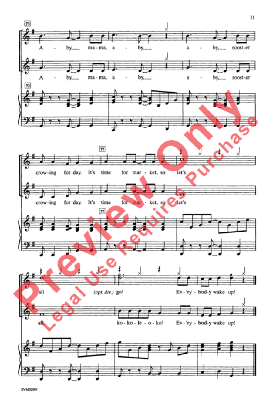 Kokoleoko 2-Part scores gallery preview page 10