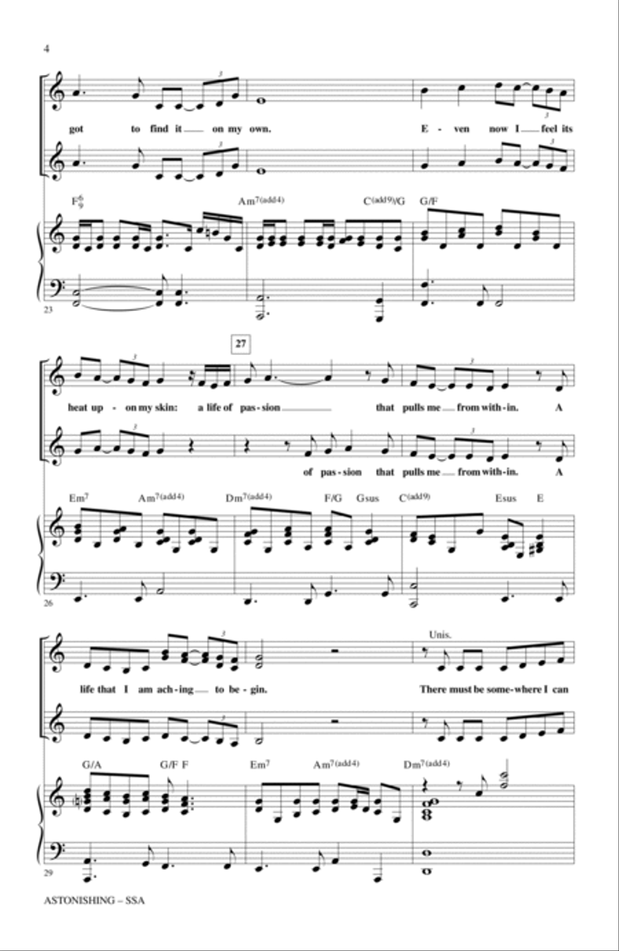 Astonishing Astonishing SSA scores gallery preview page 3