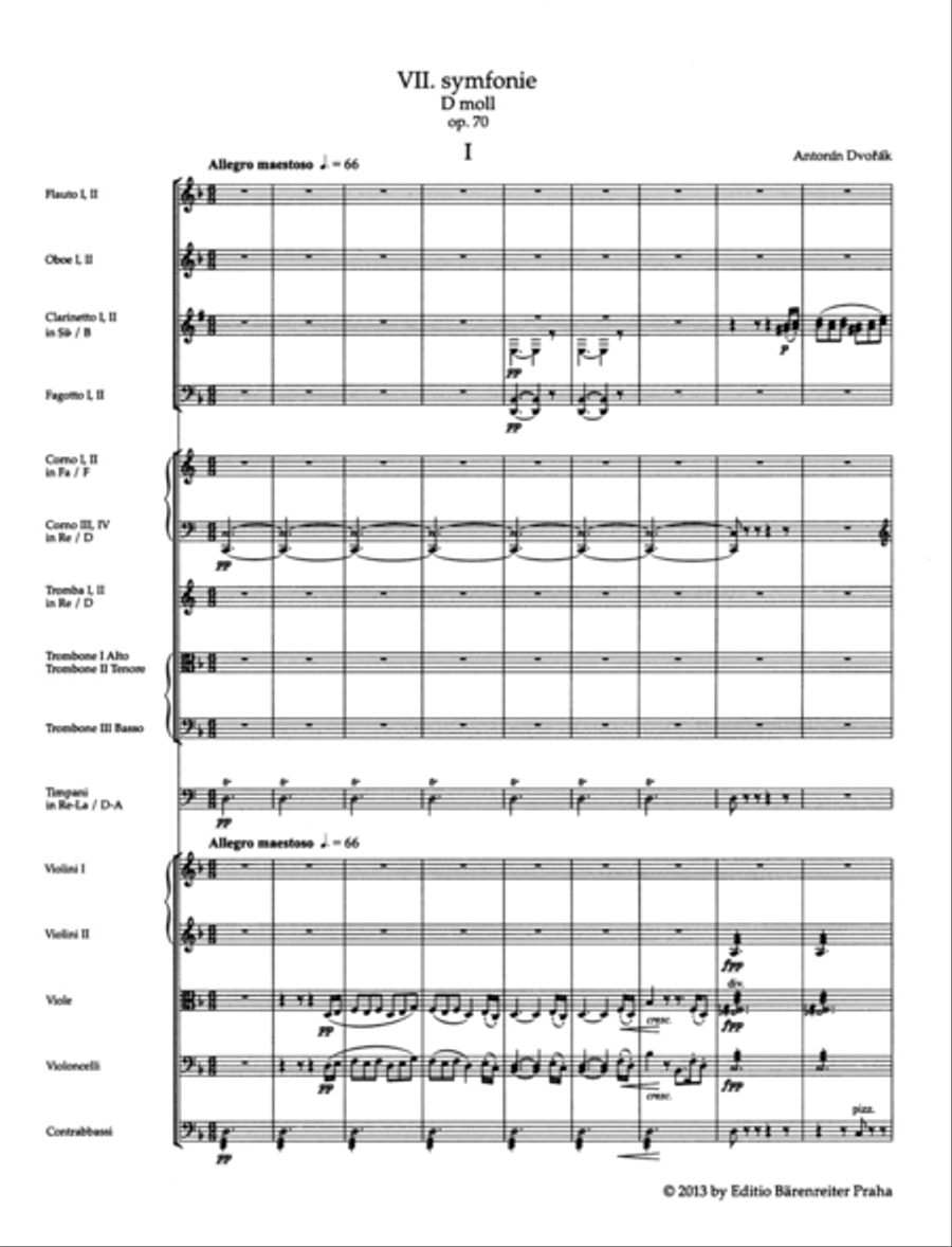Symphony Nr. 7 D minor op. 7 Bassoon scores gallery preview page 2