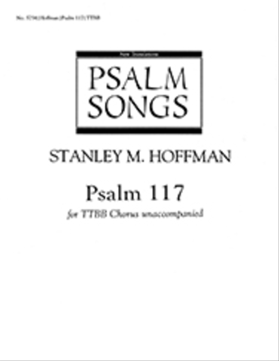 Psalm 117 TTBB scores gallery preview page 1