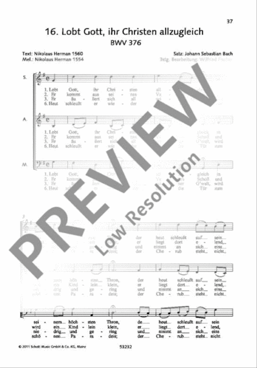 Lobt Gott, ihr Christen allzugleich A Cappella scores gallery preview page 2