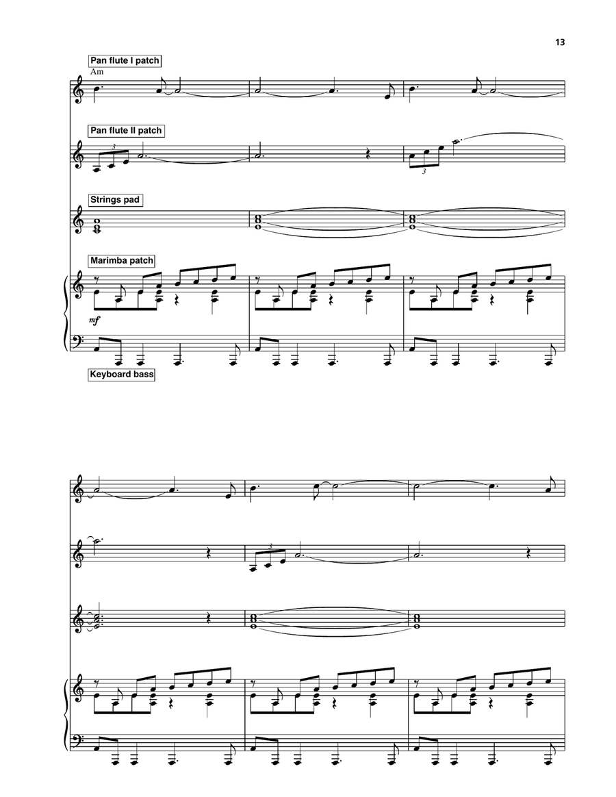 Fiesta/Space Queen (Space 2) Guitar scores gallery preview page 3