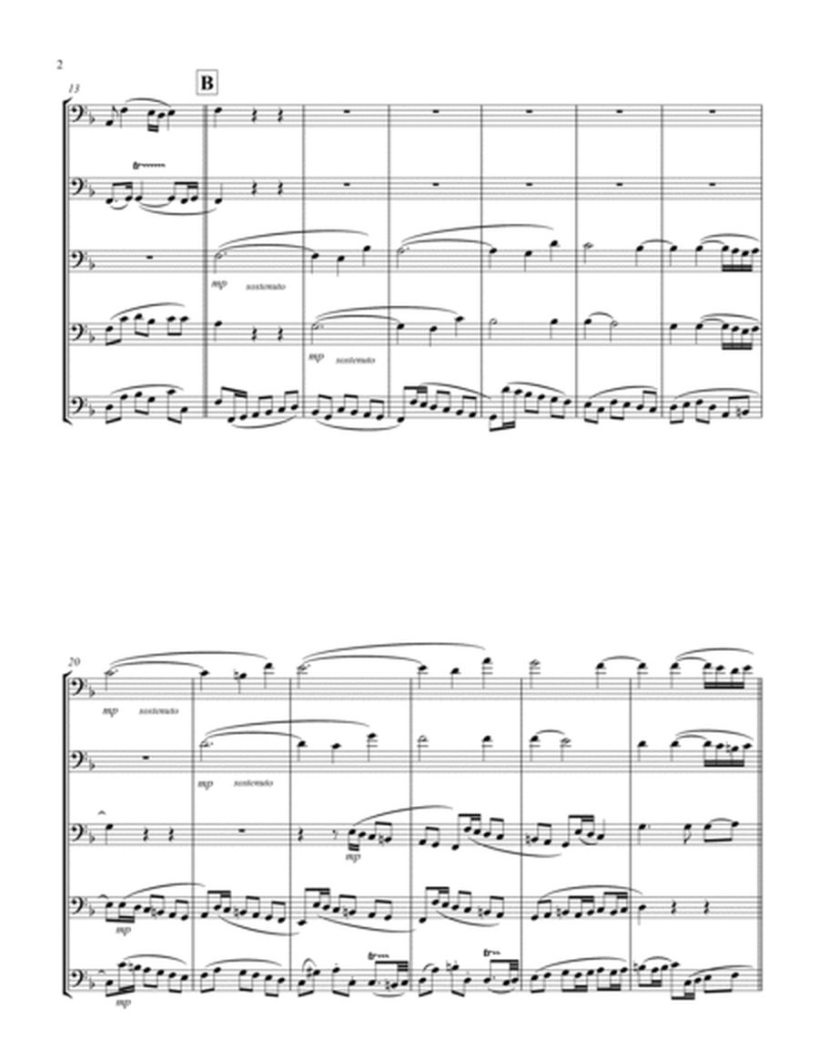Recordare (from "Requiem") (F) (Violoncello Quintet)