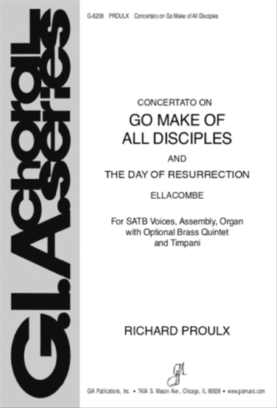 Go Make of All Disciples / The Day of Resurrection - Full Score and Parts 4-Part scores gallery preview page 1