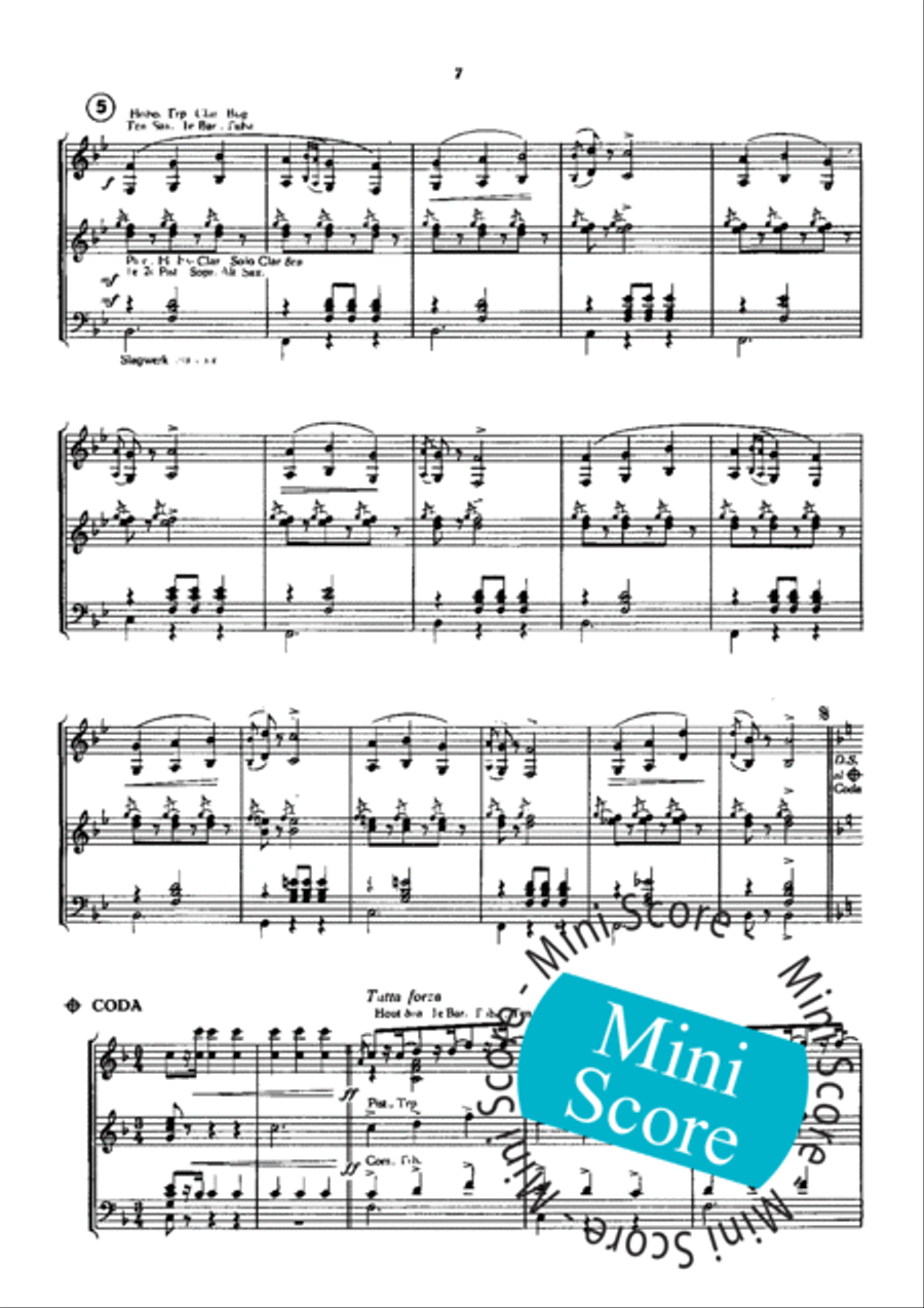La Czarine Concert Band scores gallery preview page 9