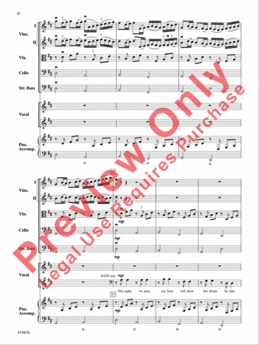 Christmas Canon Christmas Canon String Orchestra scores gallery preview page 7