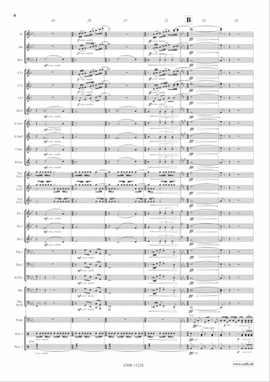 Clouds Concert Band scores gallery preview page 8