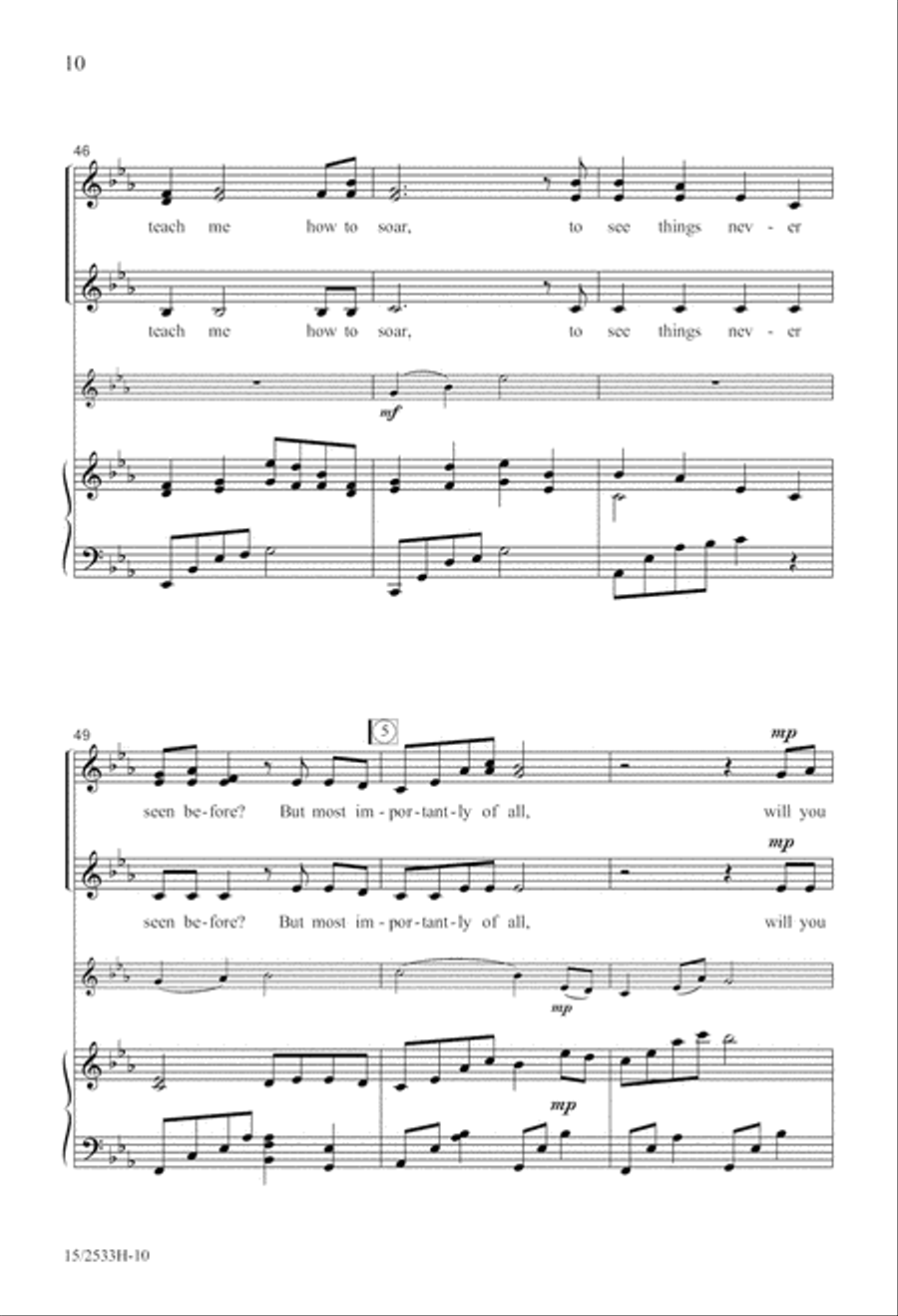 Will You Teach Me? SSA scores gallery preview page 11