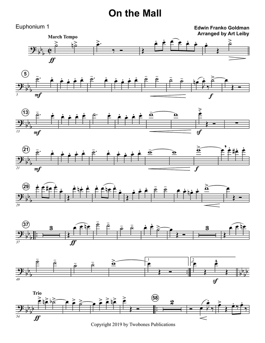 On the Mall Brass Ensemble scores gallery preview page 5