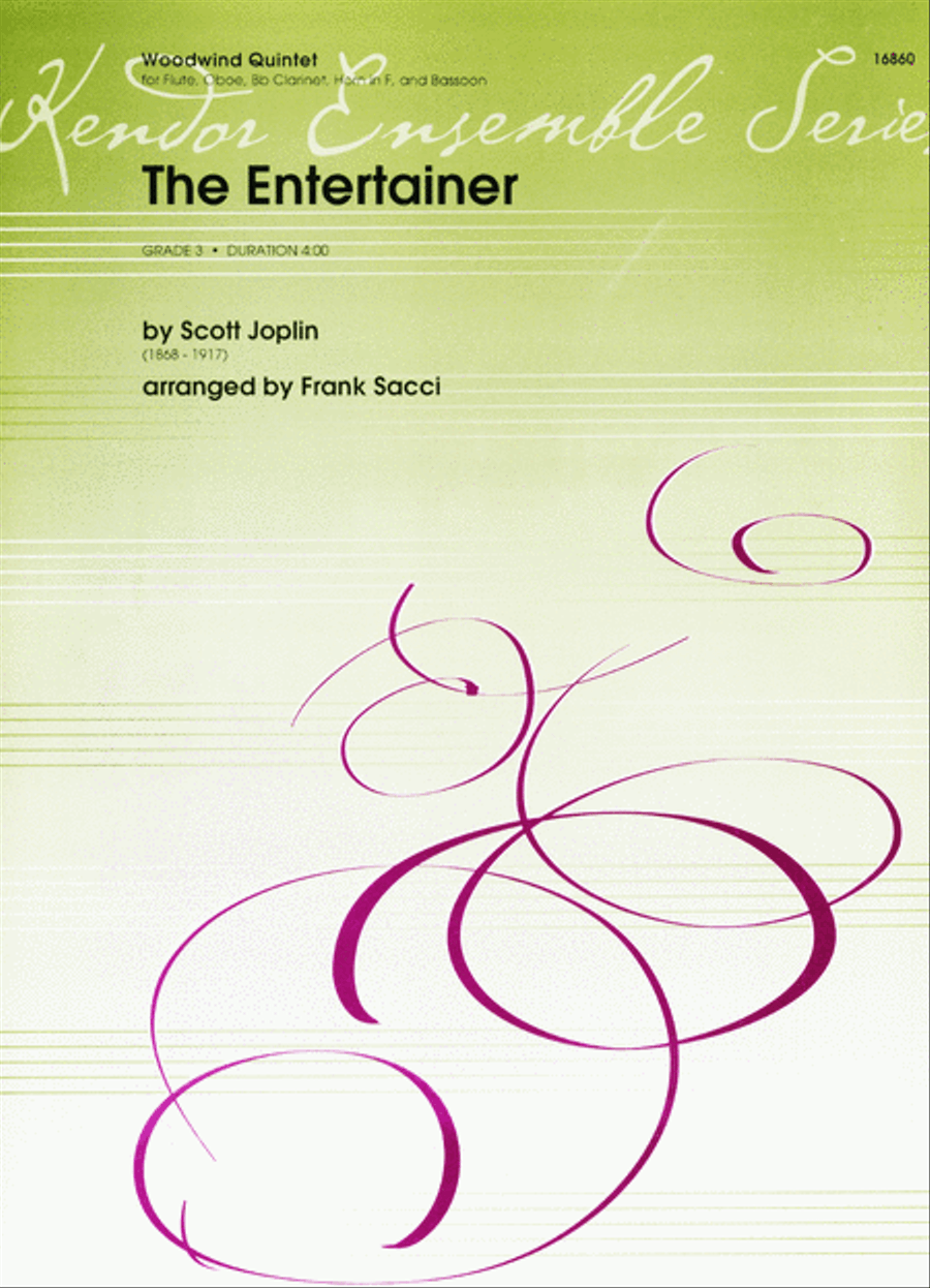 Entertainer, The Woodwind Quintet scores gallery preview page 1