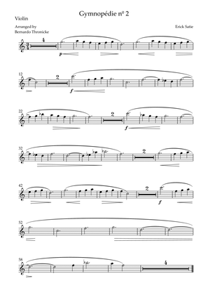 Gymnopédie nº 2 - For Violin