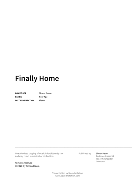 Finally Home image number null