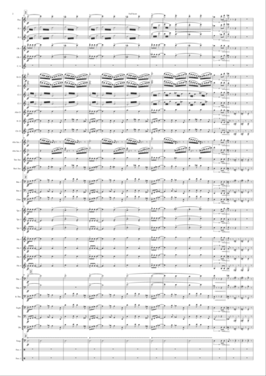 The Wreckers (Overture) Concert Band scores gallery preview page 2