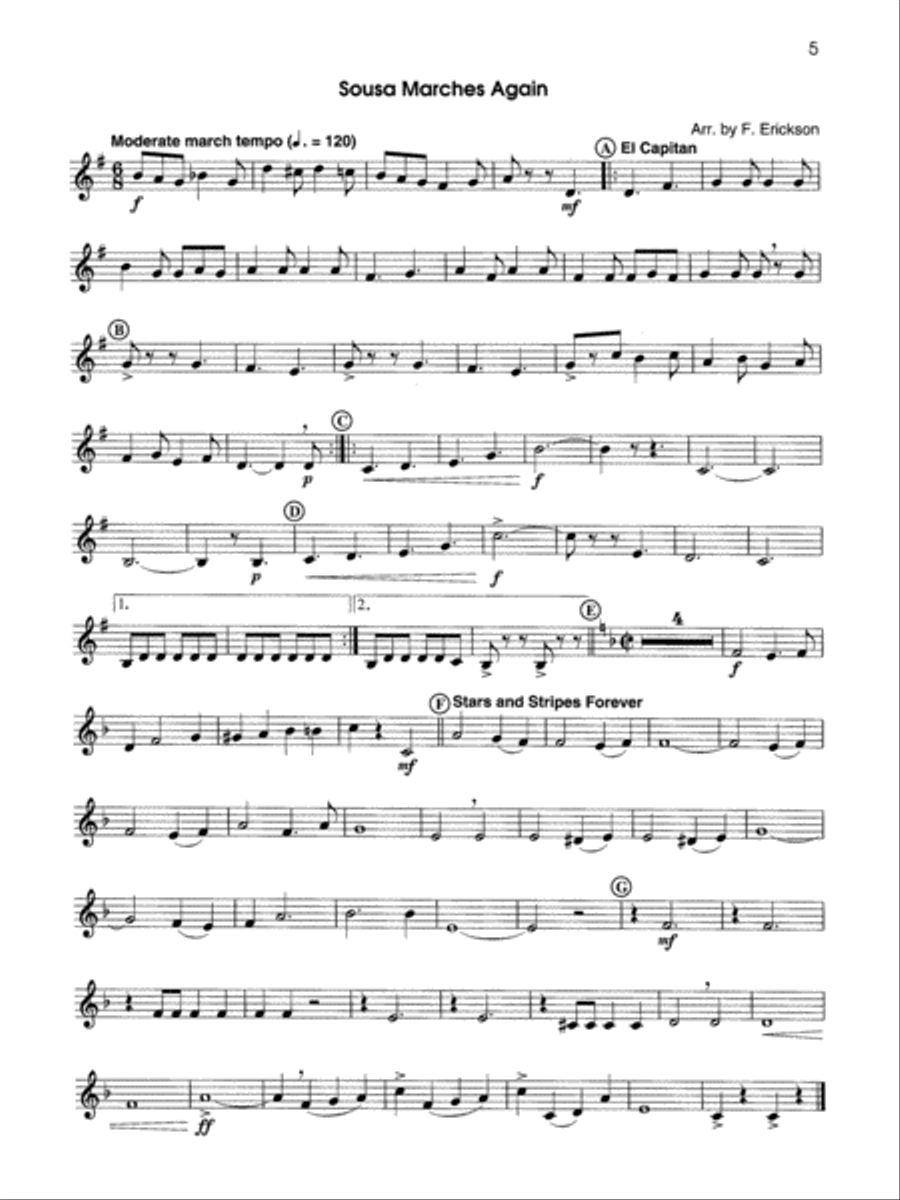 Technique Through Performance Concert Band Methods scores gallery preview page 4