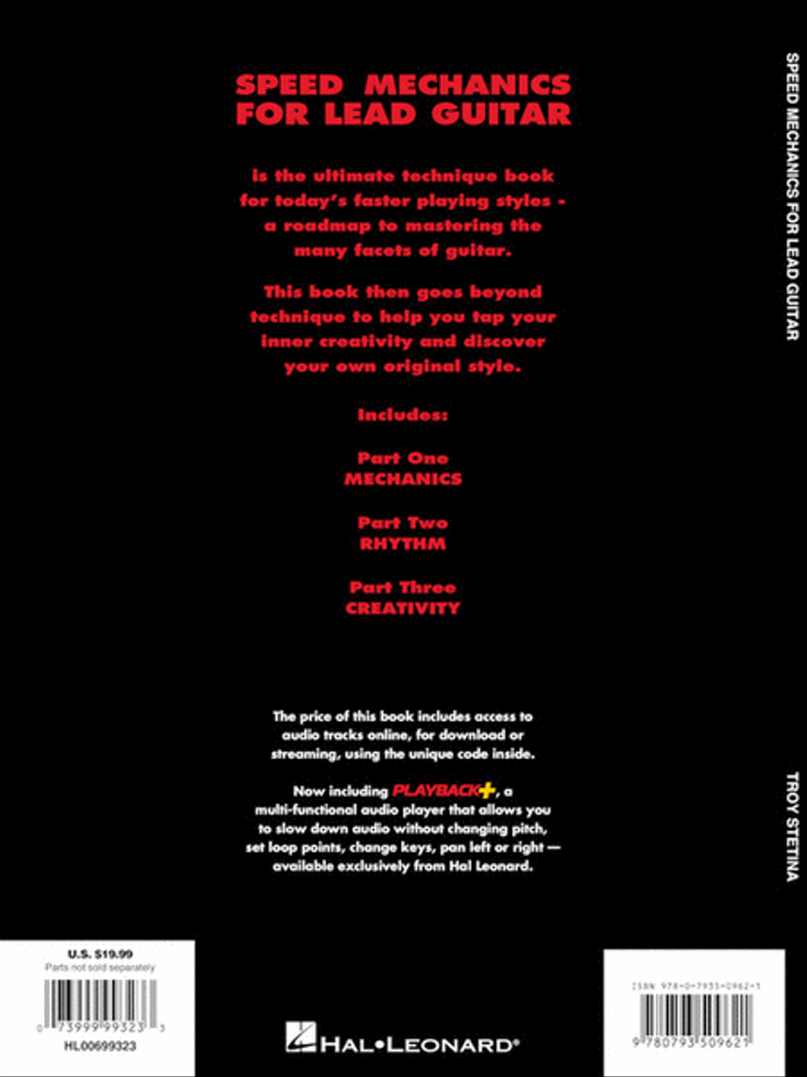 Troy stetina speed mechanics for lead guitar outlet