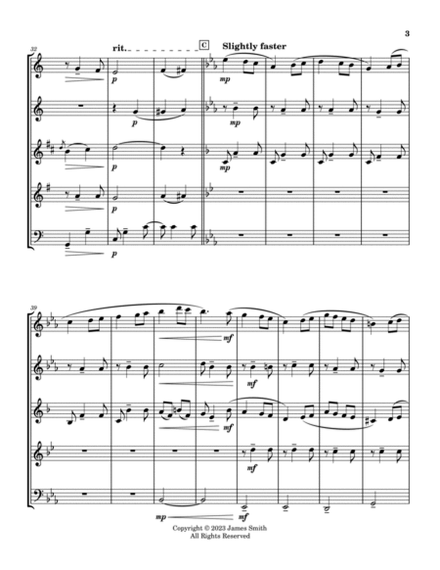 Salut d'amour, Op. 12 for Wind Quintet image number null