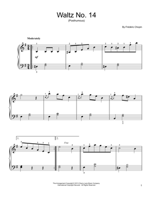 Waltz No. 14, Op. Posthumous, in E Minor