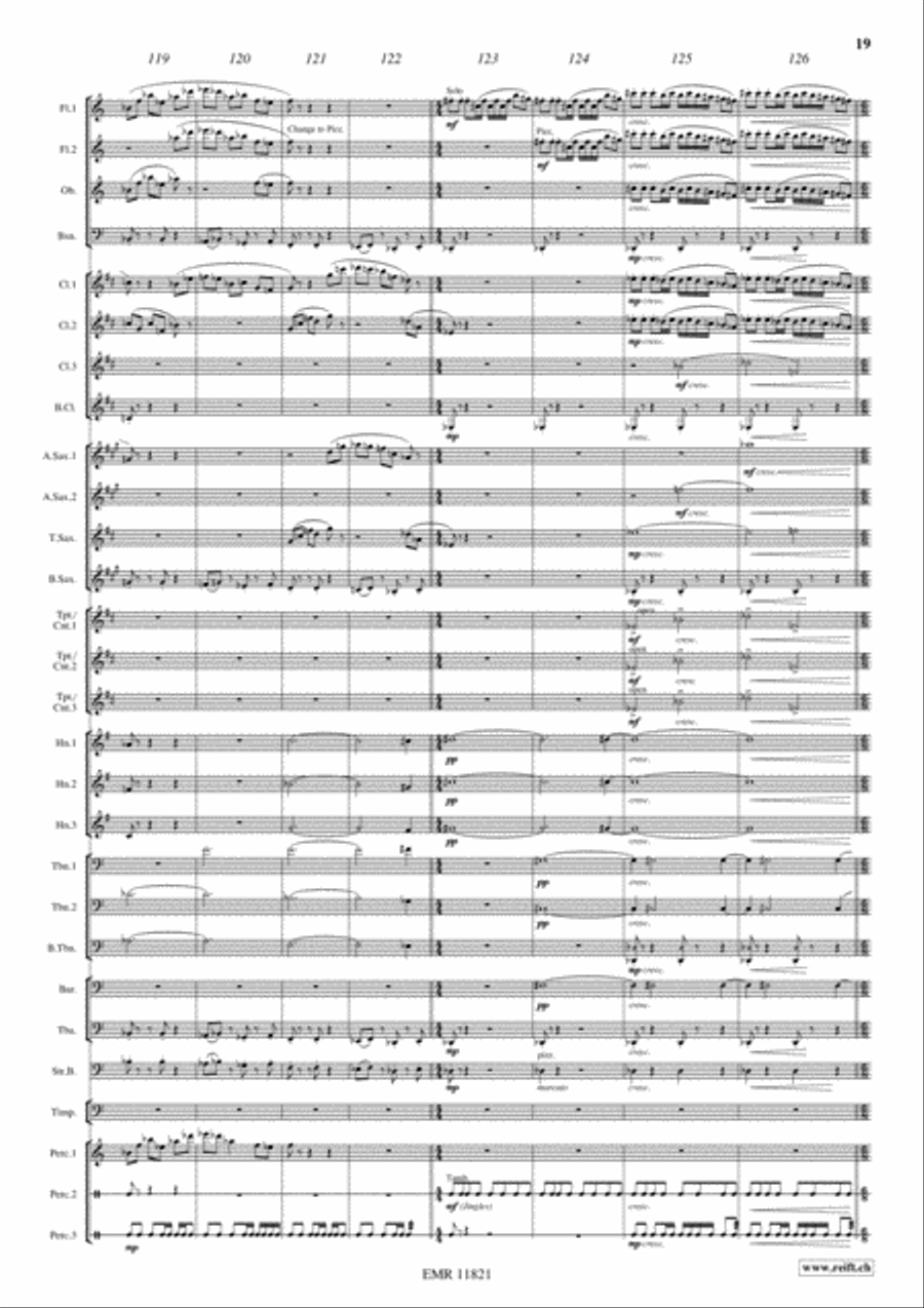 King Solomon's Mines Concert Band scores gallery preview page 20