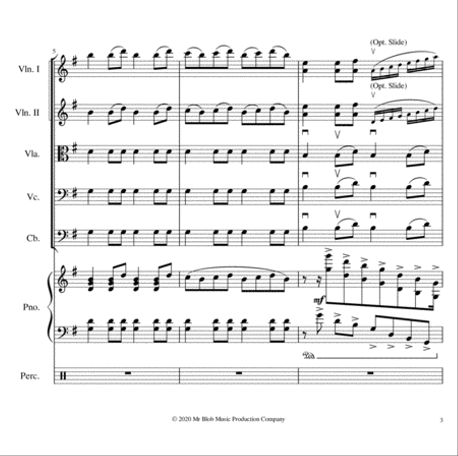 Music from Mr. Blob String Orchestra scores gallery preview page 3