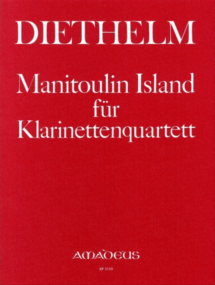 Manitoulin Island op. 259 Clarinet Quartet scores gallery preview page 1