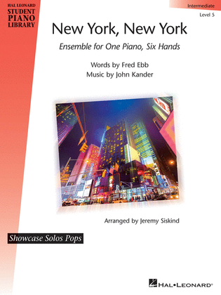 Book cover for New York, New York – Ensemble for One Piano, Six Hands
